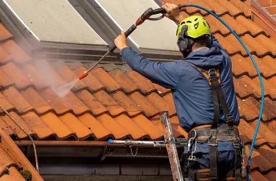 Démoussage et hydrofuge de toiture à Banville